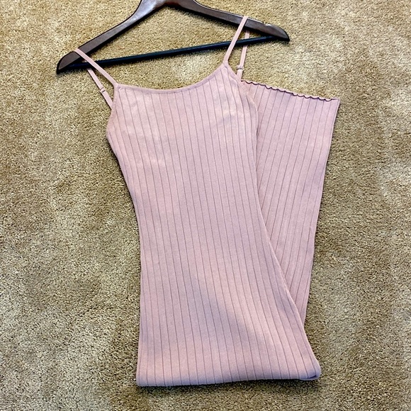 Bodycon Ribbed Midi Dress - Picture 2 of 4